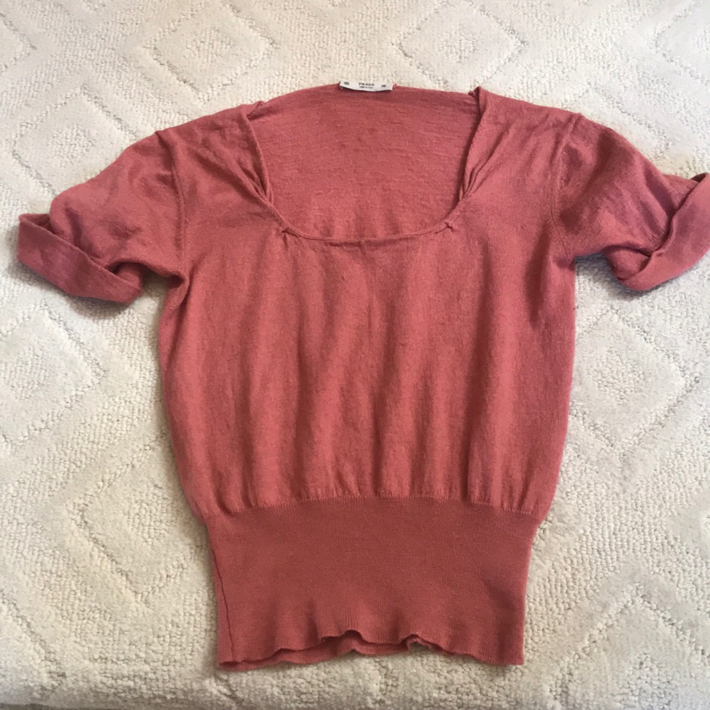 Prada Cashmere And Silk Top